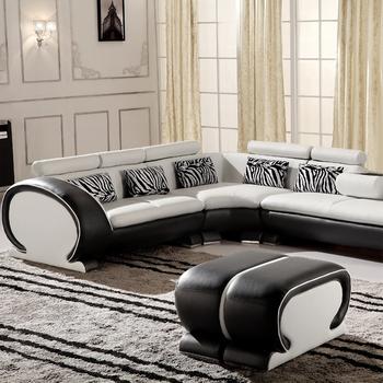 Carolean Popular Design L Shape Combination Leather Sofa SF15