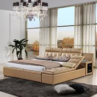 Carolean Elegant Bedroom Design Storage Bed  C577