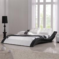 European style leather queen bed C301
